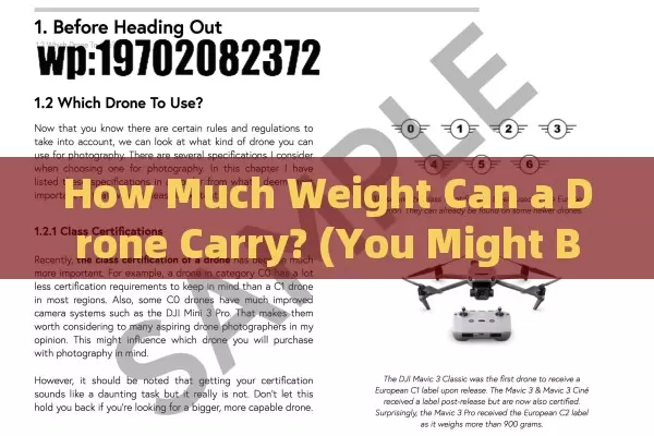 How Much Weight Can a Drone Carry? (You Might Be Surprised!)